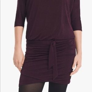 WHBM Dark Amethyst Dolman Dress